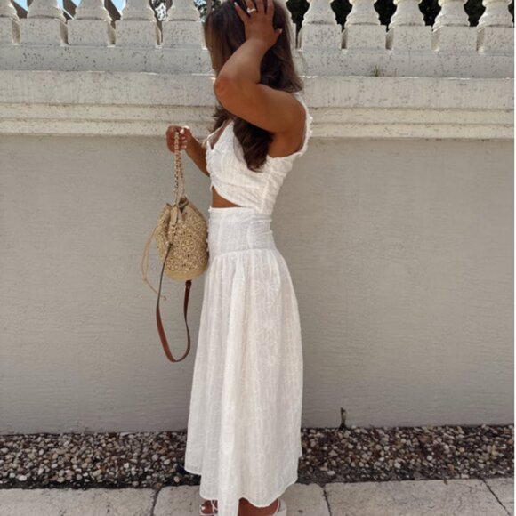 Two Piece, Skirt and Top Poinciana Way Set - Picture 3 of 12